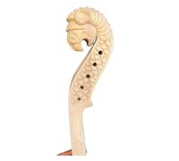 Violin Spare Parts 4/4 Violin Hand-carved Headstock Natural Hard Maple Animal Carving(5 string S)