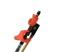 Violin Spare Parts Rubber Violin Bow Grip Correcting 2 Piece Set For Violin Accessories Beginner Finger Trainer(Red)