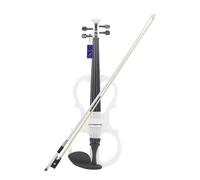 Violin Starter Kit 4/4 Electric Violin Maple Body Silent Electric Violin With Bow Case Headphone Connection Cable Accessories