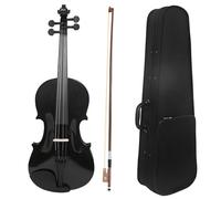 Violin Starter Kit 4/4 Solid Wood Violin Adult Beginner Practice Performance And Play Piano Black Popular Violin