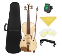 Violin Starter Kit 4/4 Violin Spruce Panel Tiger Stripe Jujube Wood Fingerboard Violin With Bow Strings Violin Parts & Accessories(Set 1)