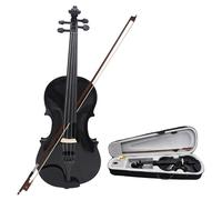 Violin Starter Kit Color -popular Violin Solid Wood Violin Begin To Practice Adult Performance 4/4 Piano(Black)