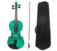 Violin Starter Kit Green Popular Violin Solid Wood Violin Begin To Practice Adult Performance 4/4 Small Piano