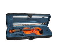 Violin Starter Kit Handmade Violin 4/4 3/4 1/2 1/4 1/8 Tiger Pattern Dark Brown Violin Beginner Professional Stringed Instrument With Bow(3/4)