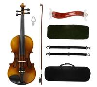 Violin Starter Kit Handmade Violin High-quality Tiger-grain Maple Back Panel All-solid Wood Violin Ebony Accessories