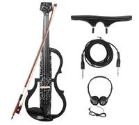 Violin Starter Kit Head -free Electro -sound Violin Carbon Fiber Static Jet Beginner Adult Electronic Violin(I)