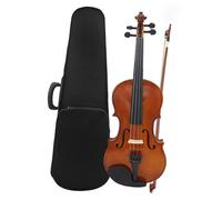 Violin Starter Kit Natural Color Solid Violin Beginner Practice 4/4 Violin Adult Beginners Popular Violin(1/4)