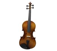 Violin Starter Kit Natural Color Violin Basswood Popular Violin Beginner Practice Violin With Triangle Violin Case(1/4)