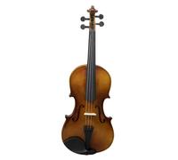 Violin Starter Kit Natural Color Violin Basswood Popular Violin Beginner Practice Violin With Triangle Violin Case(1/8)