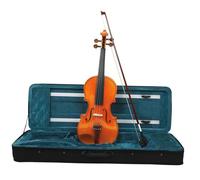 Violin Starter Kit Natural Violin 4/4 Beginner Violin Spruce Panel Maple Wood Natural Tiger Pattern On The Back Violins Set(Violin)