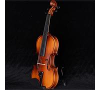 Violin Starter Kit Solid Wood Handmade Violin For Beginners And Adults To Practice And Test Violin(L-Brown,1/2)