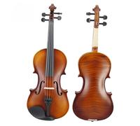Violin Starter Kit Tiger-grain Plywood Beginner Practice Plywood Violin With Multiple Sizes Available(4/4)