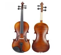 Violin Starter Kit Tiger-grain Plywood Beginner Practice Plywood Violin With Multiple Sizes Available(3/4)
