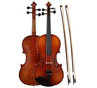 Violin Starter Kit Violin 4/4 Full Size Set Fiddle Solid Wood For Professional Beginners With Ironwood Octagonal Bow & Rosewood