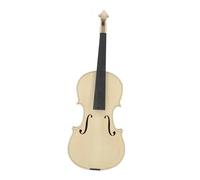 Violin Starter Kit With Natural Dried Flamed Maple Back Spruce White Blank Unfinished DIY Violin(Violin)