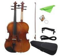 Violin Starter Package 4/4 Electroacoustic Violin EQ Electric Violin Set Maple Panel Violin For Performance Professional String Instrument(B)