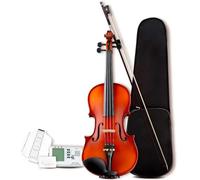 Violin Starter Package 4/4 Full Size Violin Set With Hard Case Strings Digital Chromatic Tuner Metronome