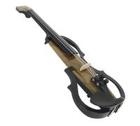 Violin Starter Package Carbon Fibe Violin 4/4 Silent Electric Violin With Bow Carry Case Headphone Cable Shoulder Rest Accessories(Set 1)