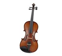 Violin Starter Package Profession Hand-craft Matt Stripes Violin 4/4 Spruce Plate Naturel Flamed Maple Violin Ebony Parts(1/2)