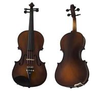 Violin Starter Package Violin Full Size 4/4 Ebony Fitted Solidwood Violin With Deluxe Oblong Hard Case Violin