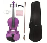 Violin Starter Package Violin Popular Solid Wood Violin Beginner Adult Playing Violin 4/4 Full Set With Violin Case
