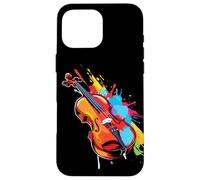 Violin Streetart Bluegrass Music Case for iPhone 16 Pro Max