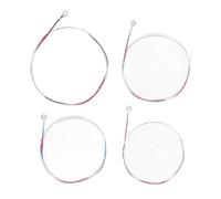 Violin String Set Professional Grade Chrome Steel Nylon Core Replacement Strings For 4/4 Violin Student Beginner Practice Performance Recording 4PCS