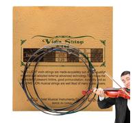 Violin String Set, Solid Steel Core Rich Tone Strings For Instruments, Handcrafted Violin Replacement Strings For Practice, Performance