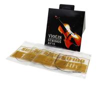 Violin Strings Professional Universal Steel 4 Pcs Set Uniform Tension Replacement Accessories for All Violin Sizes