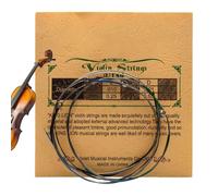 Violin Strings Replacement, Violin Strings, Violin String with Solid Steel Core in Rich Tones - Violin Strings for Violin Instruments