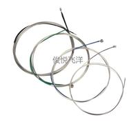 Violin Strings Universal Full Set Steel Strings for 4/4-3/4 1/2 1/4 1/8 Size Violins Violin Fiddle String Strings Steel Core Nickel-Silver Wound with Nickel-Plated Ball End (4/4-3/4)