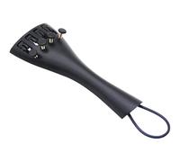 Violin Tail Pieces - Aluminum Violin Tailpiece, Fiddle Tailpiece, Black Lightweight Musical | Standard Size with Built-in Fine Tuners, Easy to Install, Perfect Tailpi