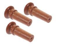 Violin Tailpiece Peg Replacement Part Date Wood 3pcs 4/4-4/3 | High Sensitivity Fit, Classic Elegant Finish, Violin Accessories for Repair and Replacement Use