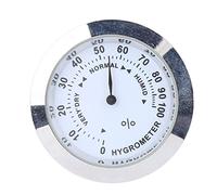 Violin Thermometer Hygrometer Meter, Stainless Steel Case German Movement Violin Instrument Accessories Portable Alloy Thermohygrometer Music Accessories for Guitar Simulated Humidity