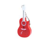 Violin Toy Keyring, Violin Key Ring for Playing Music, Mini Violin Key, Creative Guitar Charm for Men and Women (Red)