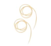 Violin Tuner 2 Piece Natural Horsehair Replacement Set For Violin Bows: Smooth Texture And Long Lasting Sound