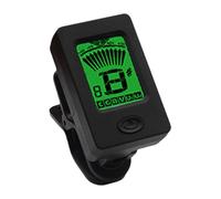 Violin Tuner, Clip On Guitar Tuner - Bass Tuner with Clear LCD Display, Quick and Accurate Instrument Tuning for Professionals and Beginners