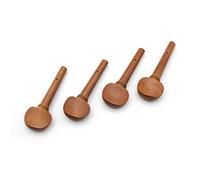 Violin tuning Peg,KOCAN 4pcs 4/4 Size Violin Fiddle Tuning Peg Set Jujube Wood Wooden Replacement for 4/4 Size Violin,Fiddle Tuning Peg
