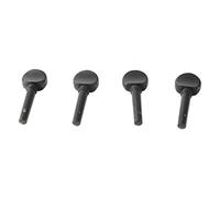 Violin Tuning Peg, Professional Easy Installation 4Pcs Black Lightweight Violin Peg for Replacement (M00590)
