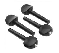 Violin Tuning Pegs 4pcs 3/4 4/4 Ebony Inlay Shell With Open Hole For Violin Musical Instrument Accessories
