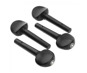 Violin Tuning Pegs 4pcs 3/4 4/4 Ebony Inlay Shell With Open Hole For Violin Musical Instrument Accessories