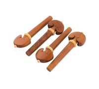 Violin Tuning Pegs 4pcs Rosewood Ebony Violin Tuning Knob Pegs 4/4 Full Size, Violin Parts Accessories(Color 5)