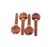 Violin Tuning Pegs 4pcs Rosewood Ebony Violin Tuning Knob Pegs 4/4 Full Size, Violin Parts Accessories(Color 7)