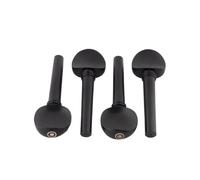 Violin Tuning Pegs 4pcs Rosewood Ebony Violin Tuning Knob Pegs 4/4 Full Size, Violin Parts Accessories(Color 1)