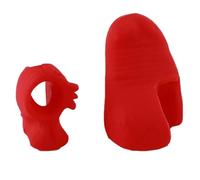 Violin Viola Bow Grip Correcting Device Accessories Beginner Correction Posture Teaching violin parts (Color : Red)