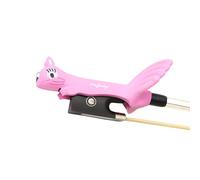 Violin/Viola Bow Holder Violin Bow Grip For Beginner Violin Pinky Holder Teaching Aid Accessory (Pink)