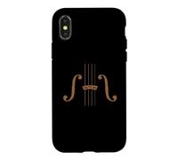 Violin Viola F Holes for Violinist Violist String Player Case for iPhone X/XS