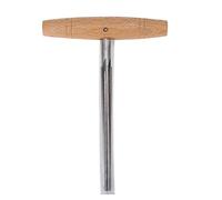 Violin Viola Peg Hole Reamer with Wood T Shape Handle Stainless Steel Guitar Violin Luthier Repair Tool Compatible with 3/4 4/4 Violin