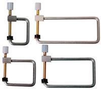 Violin/Viola Tool Set:4 Cleat Clamps, Fits Through F Hole to Set Cleat To Repair Crack VWWS