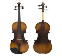 Violin Violin 4/4 Vintage Gloss Varnish Stylish Old-fashioned Popularize Violin For Beginners Instrument Fiddle (Color : 4/4 Set)